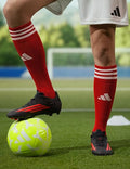 adidas Copa Zone Cushion Over-the-Calf Soccer Socks (1 Pair)- Team Power Red/White - Size M