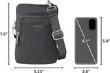 Baggallini Women's Securtex Anti-theft Activity Crossbody Bag - Charcoal