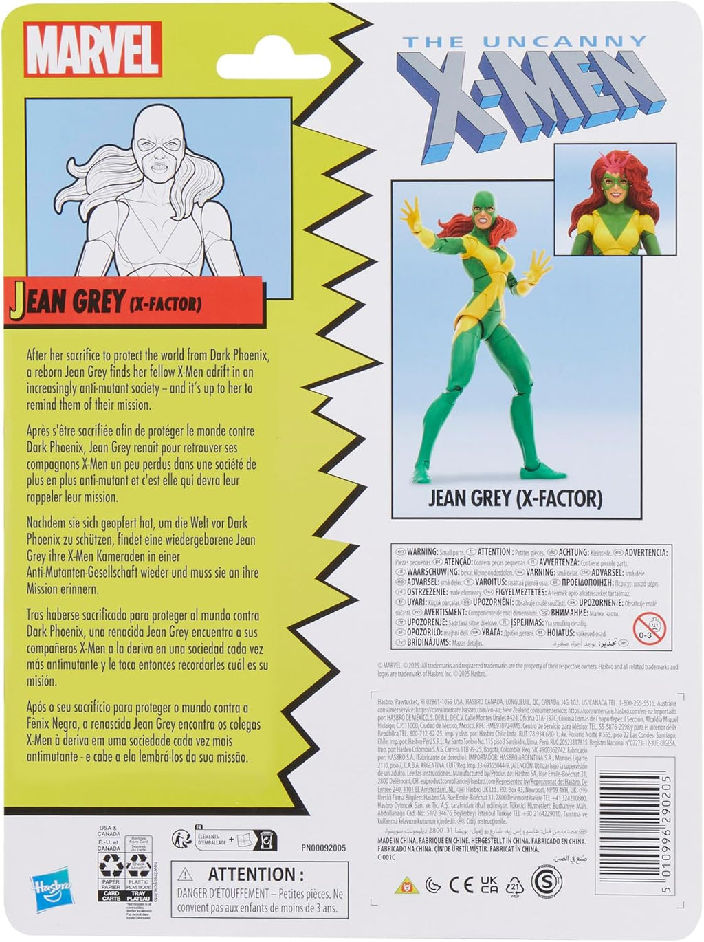 Marvel Legends Series Jean Grey (X-Factor) - 6-Inch Figure