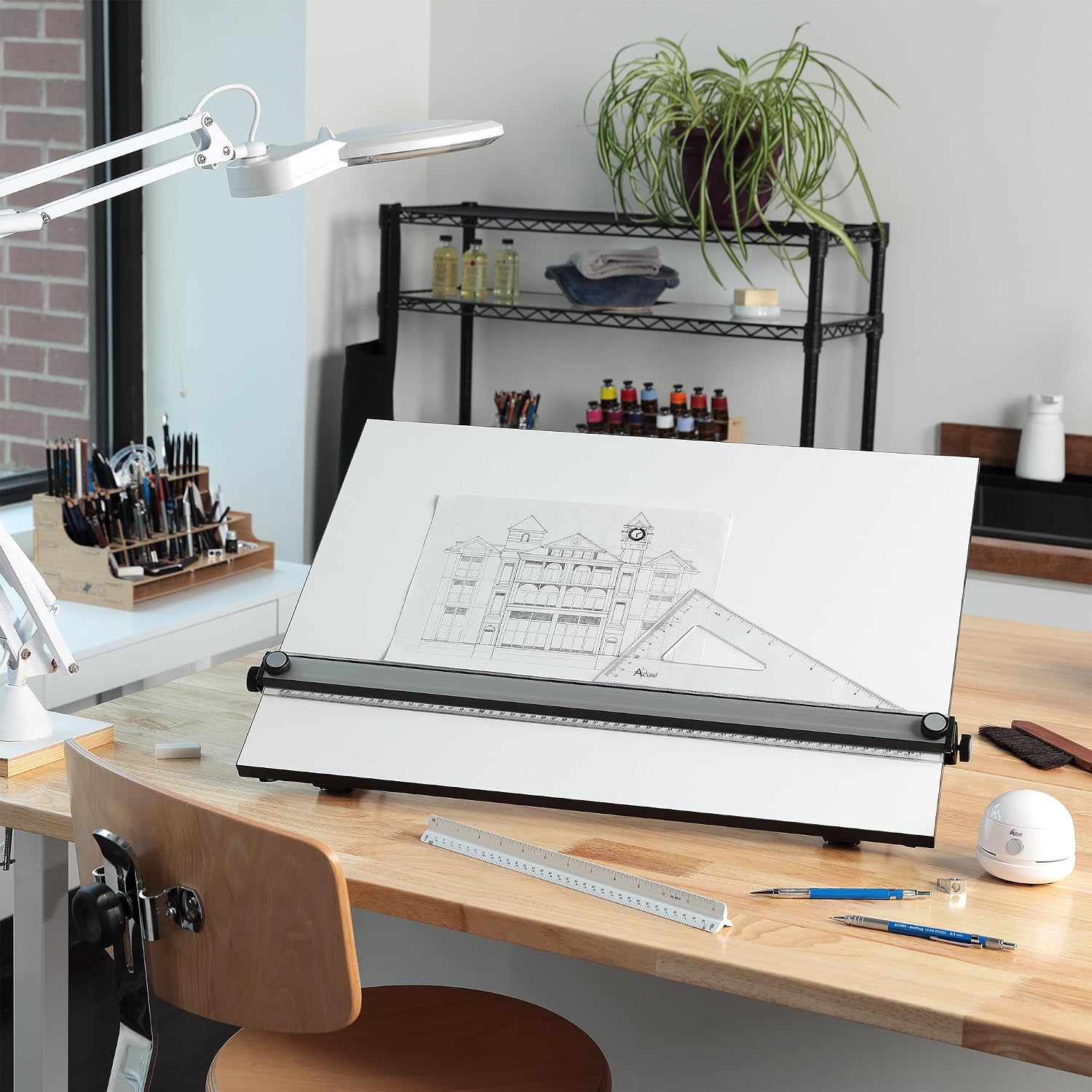 Acurit Multi-Angled 16"x21" PXB Drawing Board with Parallel Motion Bar