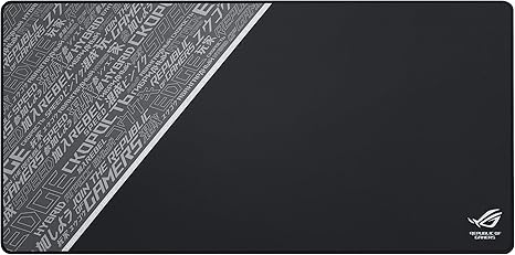 ASUS ROG Sheath BLK Gaming Mouse Pad – 35.4” x 17.3", Extra-Large Surface, Ultra-Smooth for Precise Mouse Control, Anti-Fray Stitched Edges, Non-Slip Base - Black