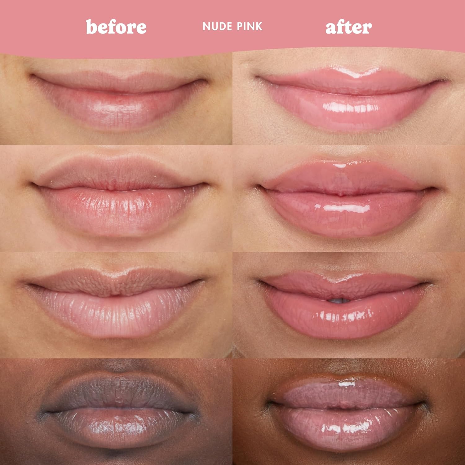 ESW BEAUTY Strawberry Banana Smoothie Lip Treatment - Soft Nude Pink