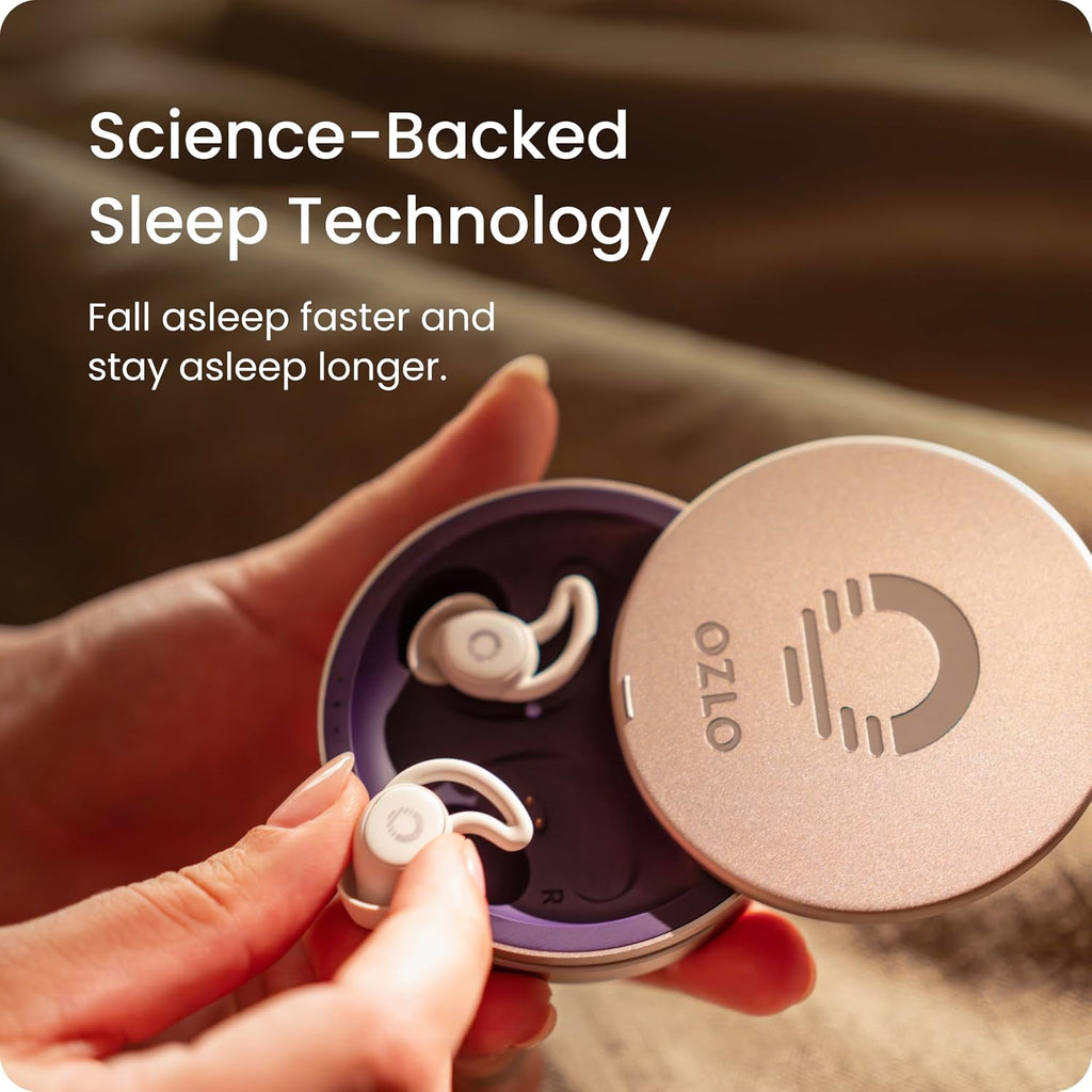 Ozlo Sleepbuds® | Comfortable Side Sleeper Headphones | Up to 10 Hours of Bluetooth LE Streaming