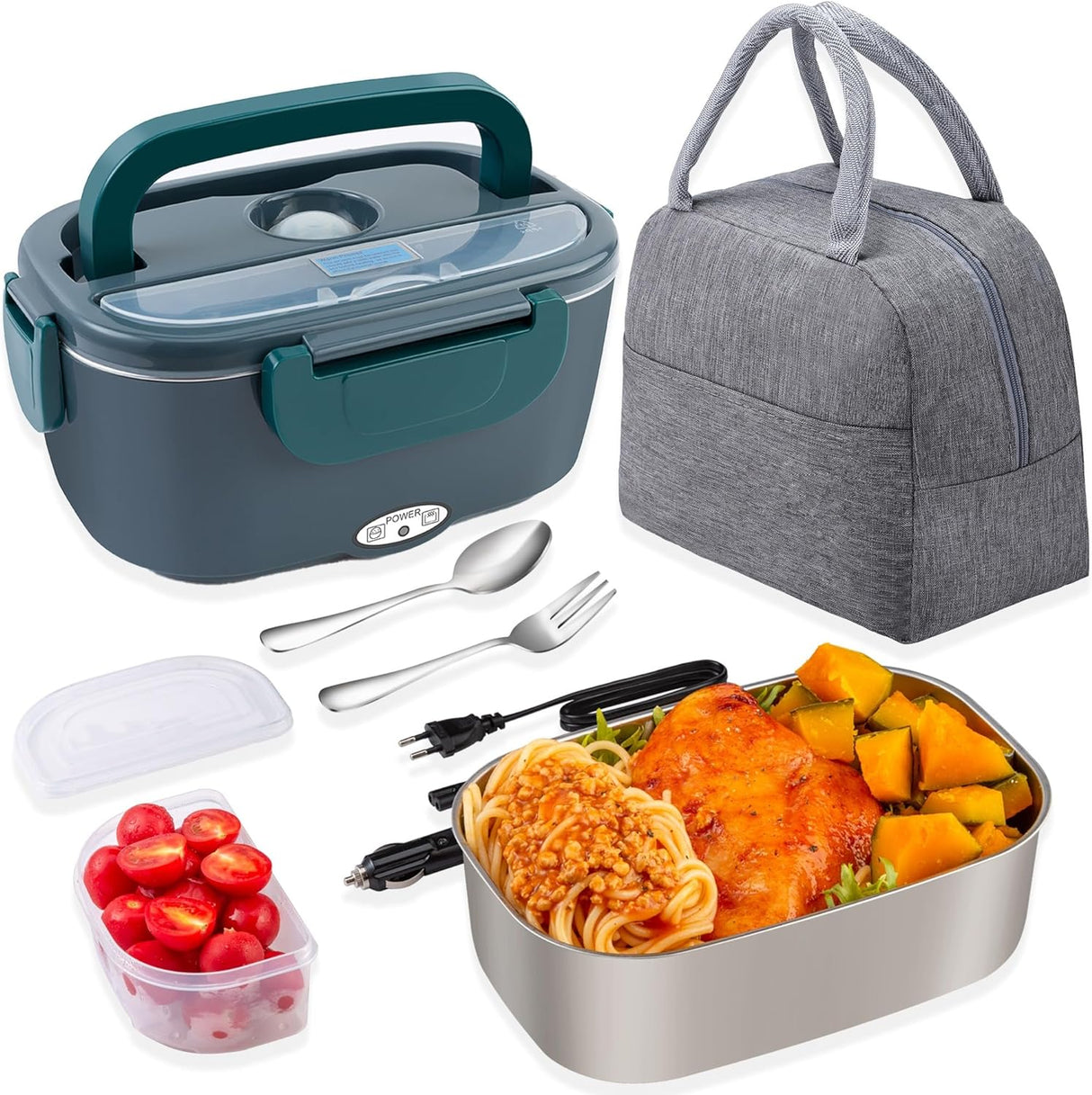 Nifogo 80 W Electric Lunch Box (ABY-315) (New Open Box)