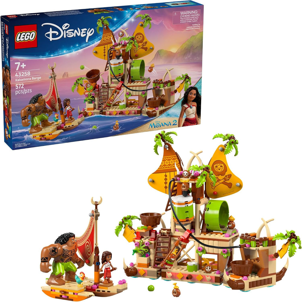 LEGO Disney Moana 2 Kakamora Barge Kids Play Building Set (43258)