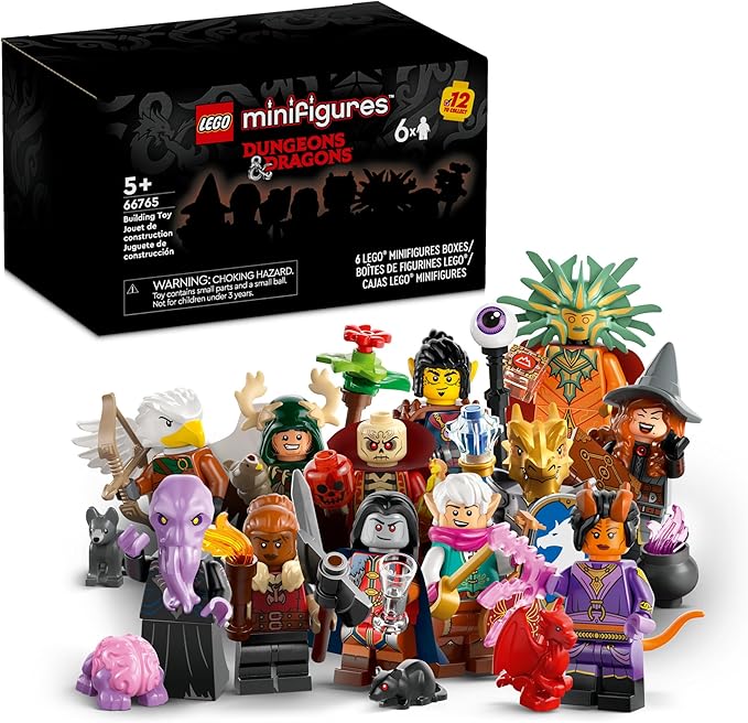 LEGO Minifigures Dungeons & Dragons 6 Pack Collectible Toy Set 66765 (Please be advised that sets may be missing pieces or otherwise incomplete.)