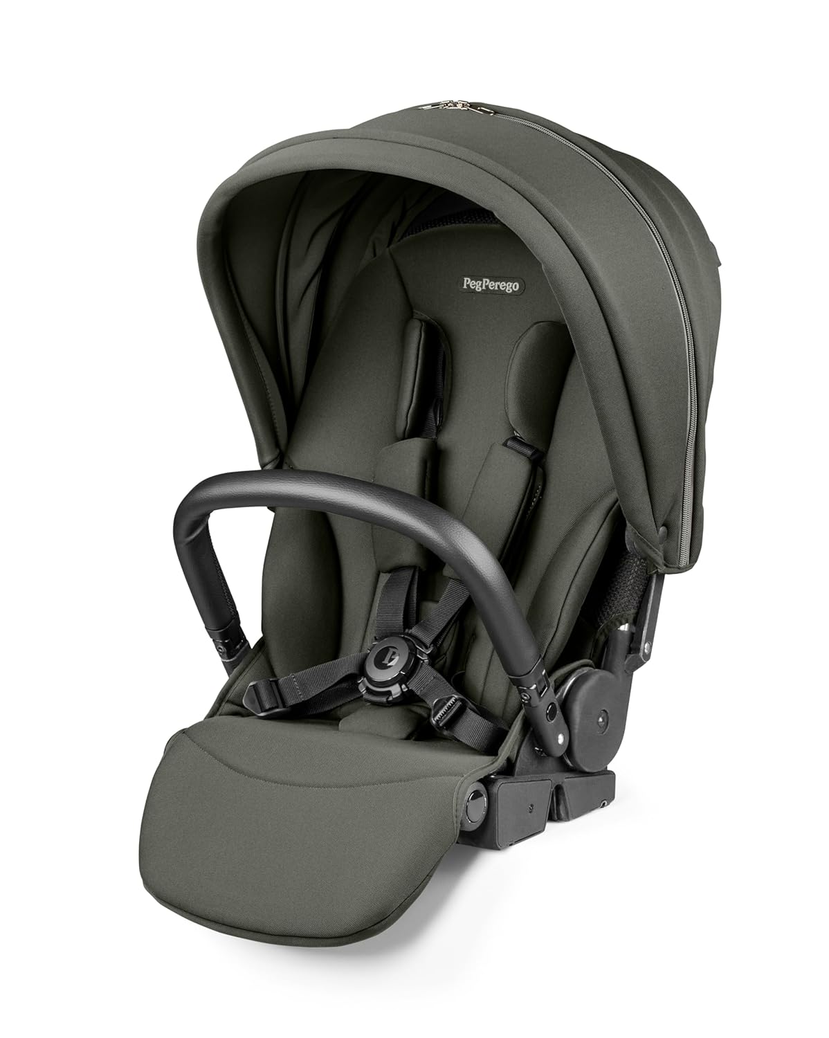 Peg Perego City Loop Full-Size Reversible Stroller seat-Holds up to 50 lbs-Metal (Sage Green)