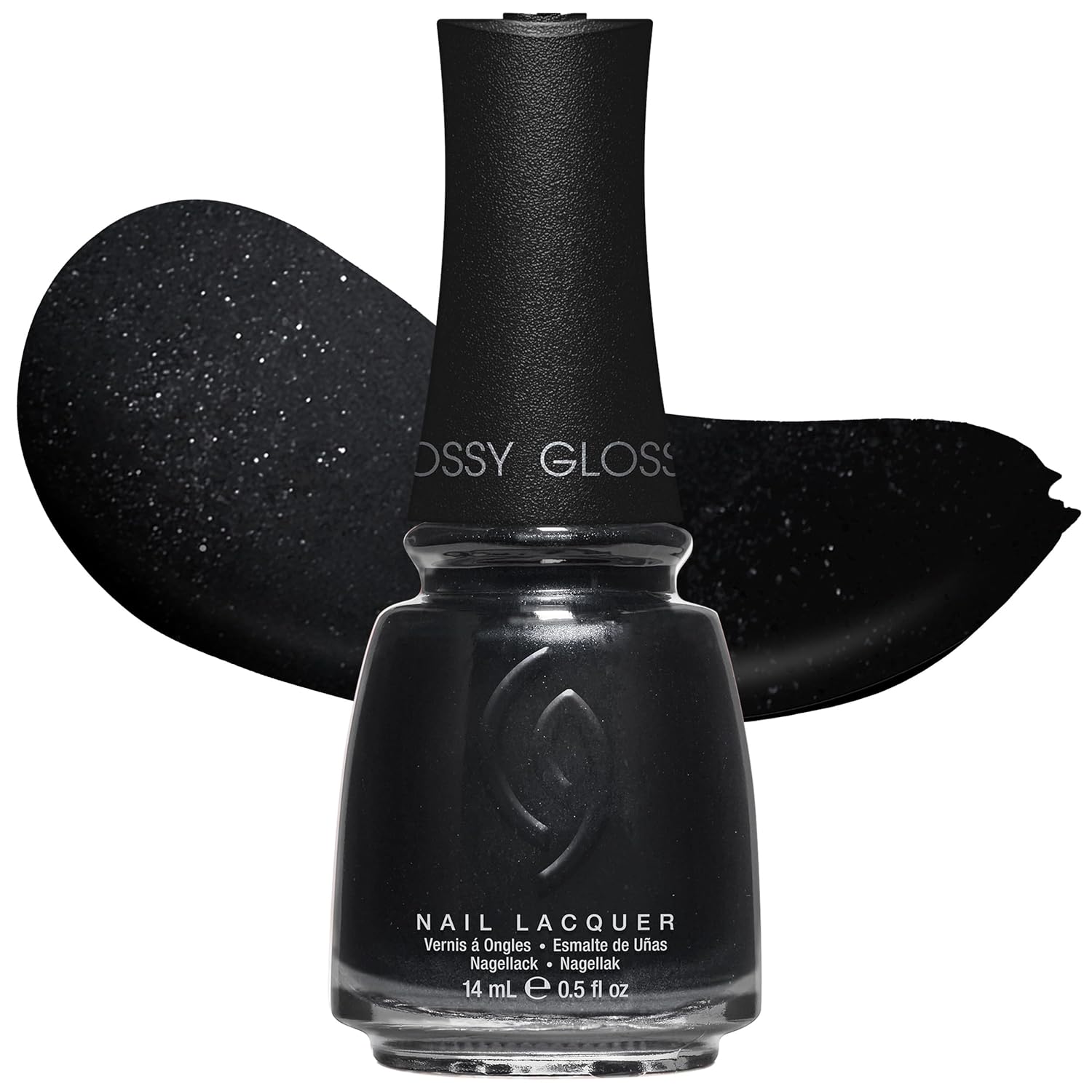 China Glaze Nail Lacquer - Black Diamond - 0.5 oz