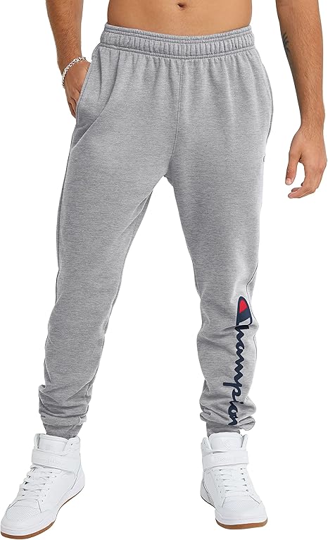 Champion Men's Powerblend, Fleece Jogger Sweatpants (Regular and Big & Tall)