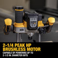 DEWALT 20V MAX XR 2-1/4 Peak HP Plunge Router (Tool Only) (DCW620B)