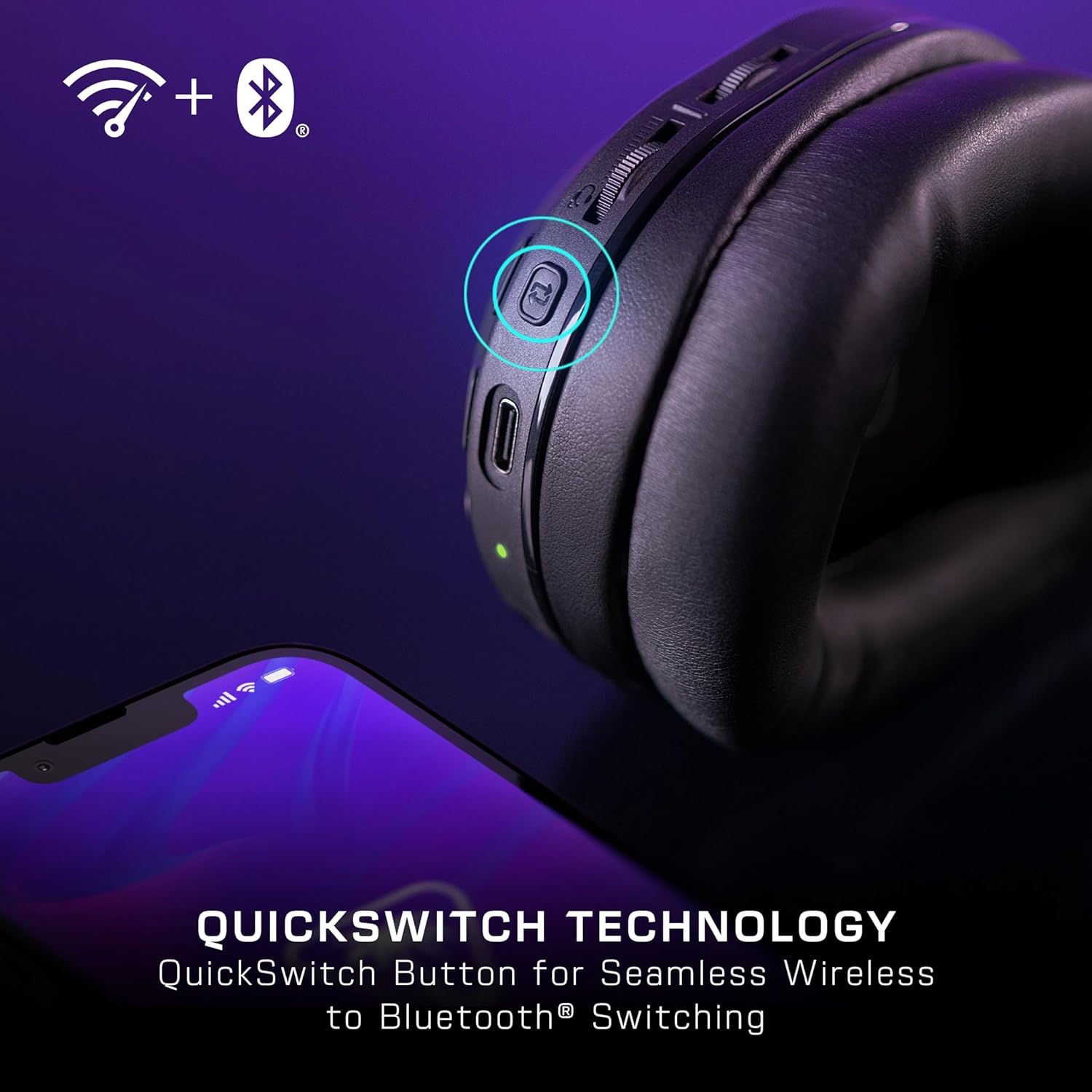 Turtle Beach Stealth 500 Wireless Amplified Gaming Headset for PS5, PS4, PC, & Mobile