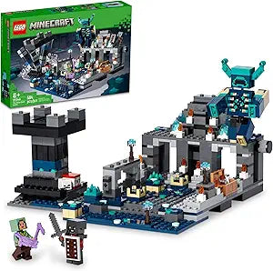 LEGO Minecraft The Deep Dark Battle Set, 21246 Biome Adventure Toy, Ancient City with Warden Figure, Exploding Tower & Treasure Chest, for Kids Ages 8 Plus (New, Open Box)