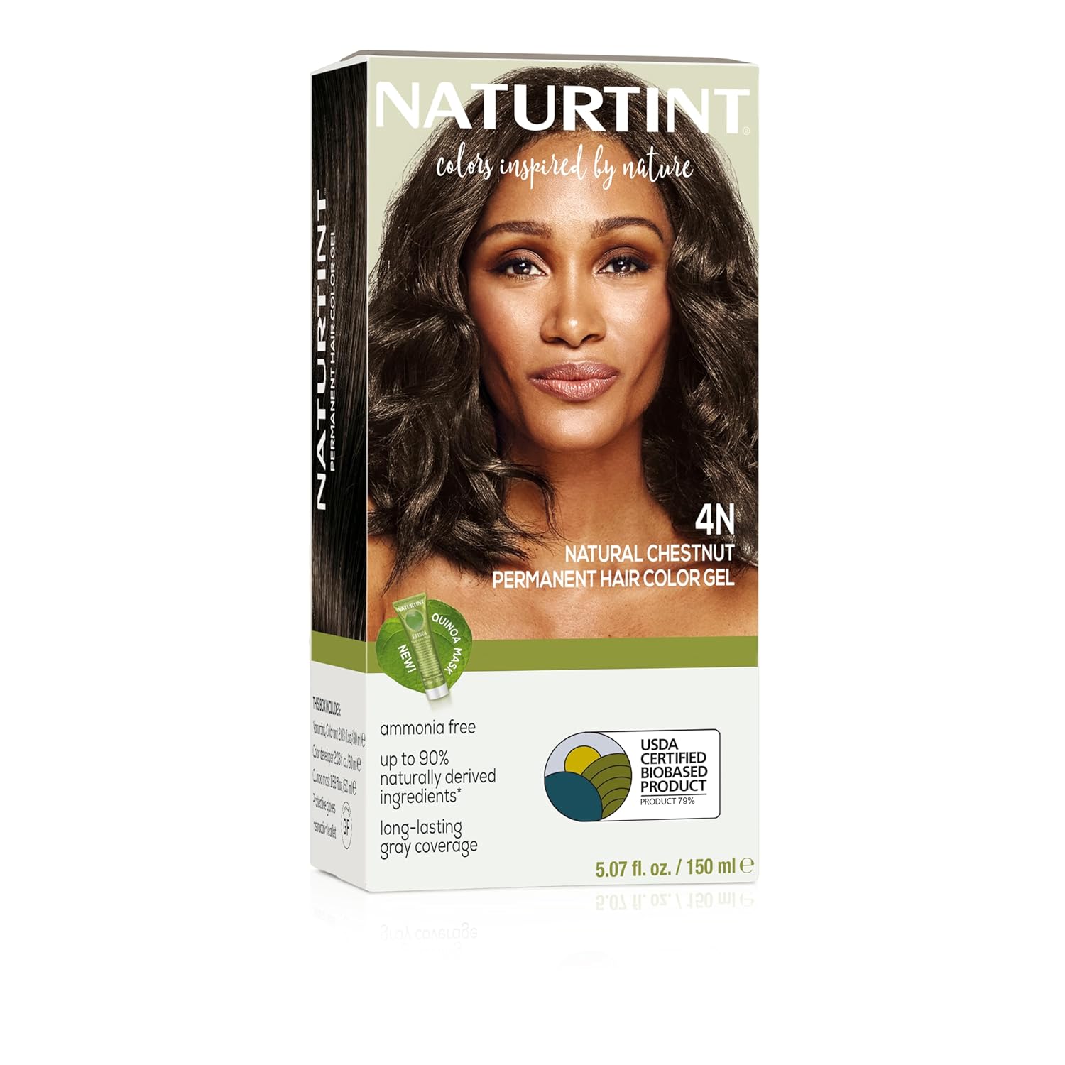 Naturtint 4N Natural Chestnut Permanent Hair Color (Pack of 1),