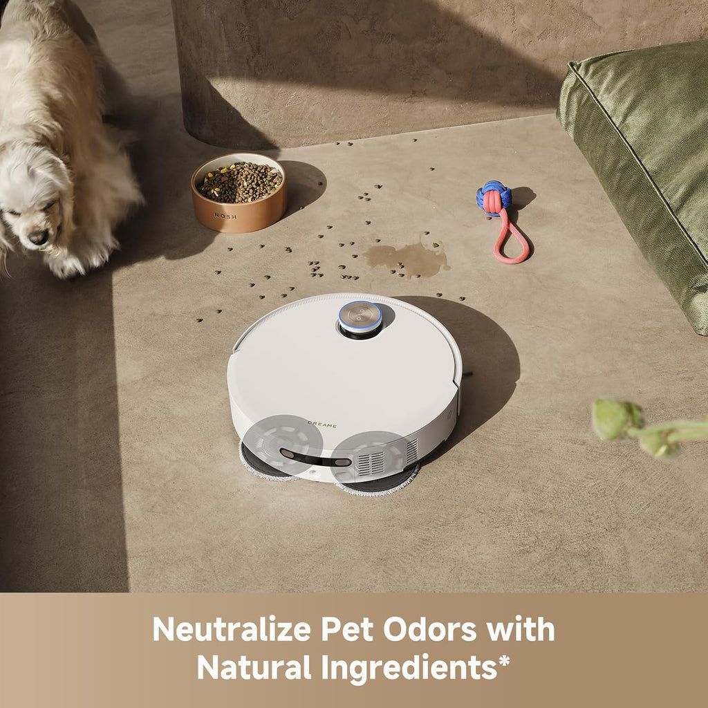 DREAME Robot Vacuum Cleaning Soluition, Pet Odor Solution, Safe and Gentle Natural Plant-Based Ingredients, 33.8 FL OZ(1L)