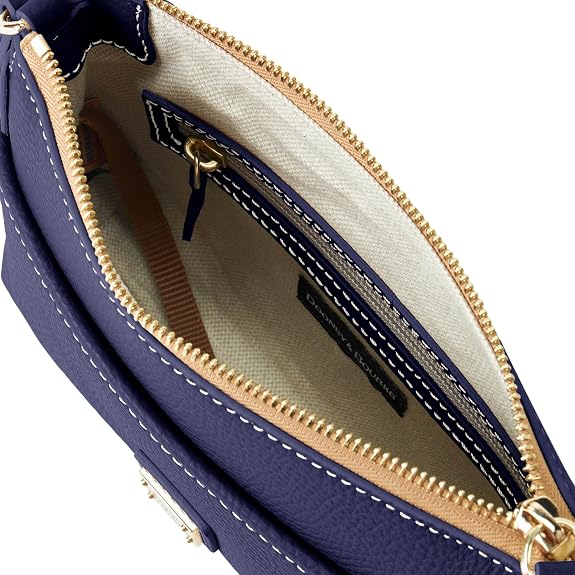 Dooney & Bourke Lucca Leather Ginger Crossbody Handbag - Marine
