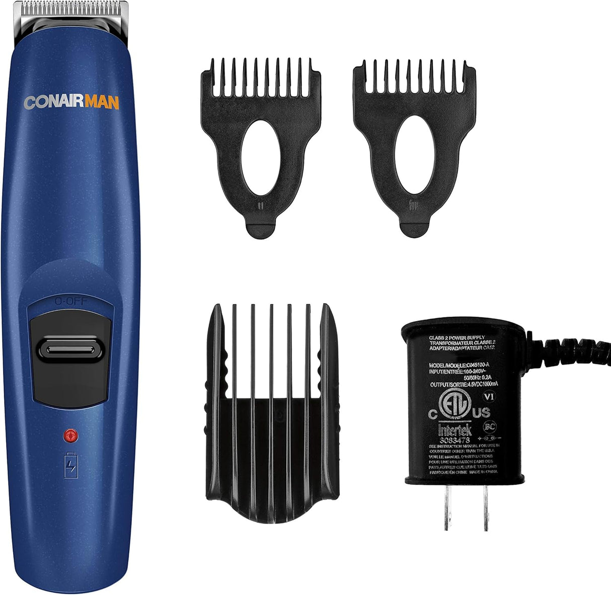 ConairMAN Beard Trimmer for Men Includes Nose and Ear Hair Trimmer