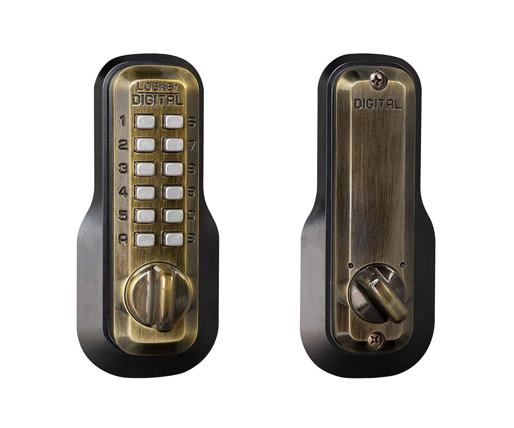 Lockey USA M210AB Mechanical, Keyless Deadbolt