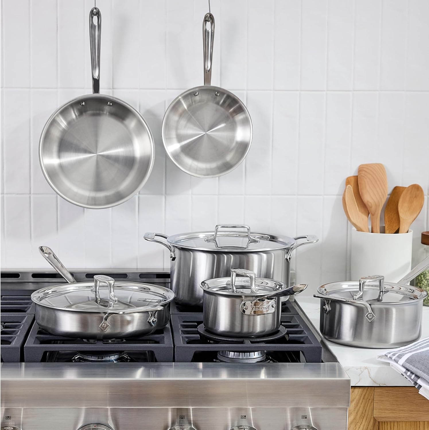 ALL-CLAD Brushed D5® Stainless 10pc Set