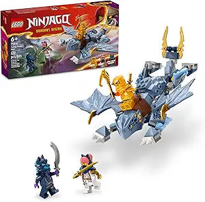 LEGO NINJAGO Young Dragon Riyu Playset with 3 Ninja Minifigures for Independent Play, Buildable Ninja Toy Model and Adventure Set for Kids, Ninja Gift for 6 Year Old Boys and Girls, 71810(New Open Box)