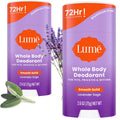 Lume Whole Body Deodorant - 2.6 Ounce x (Pack of 2) - Lavender Sage