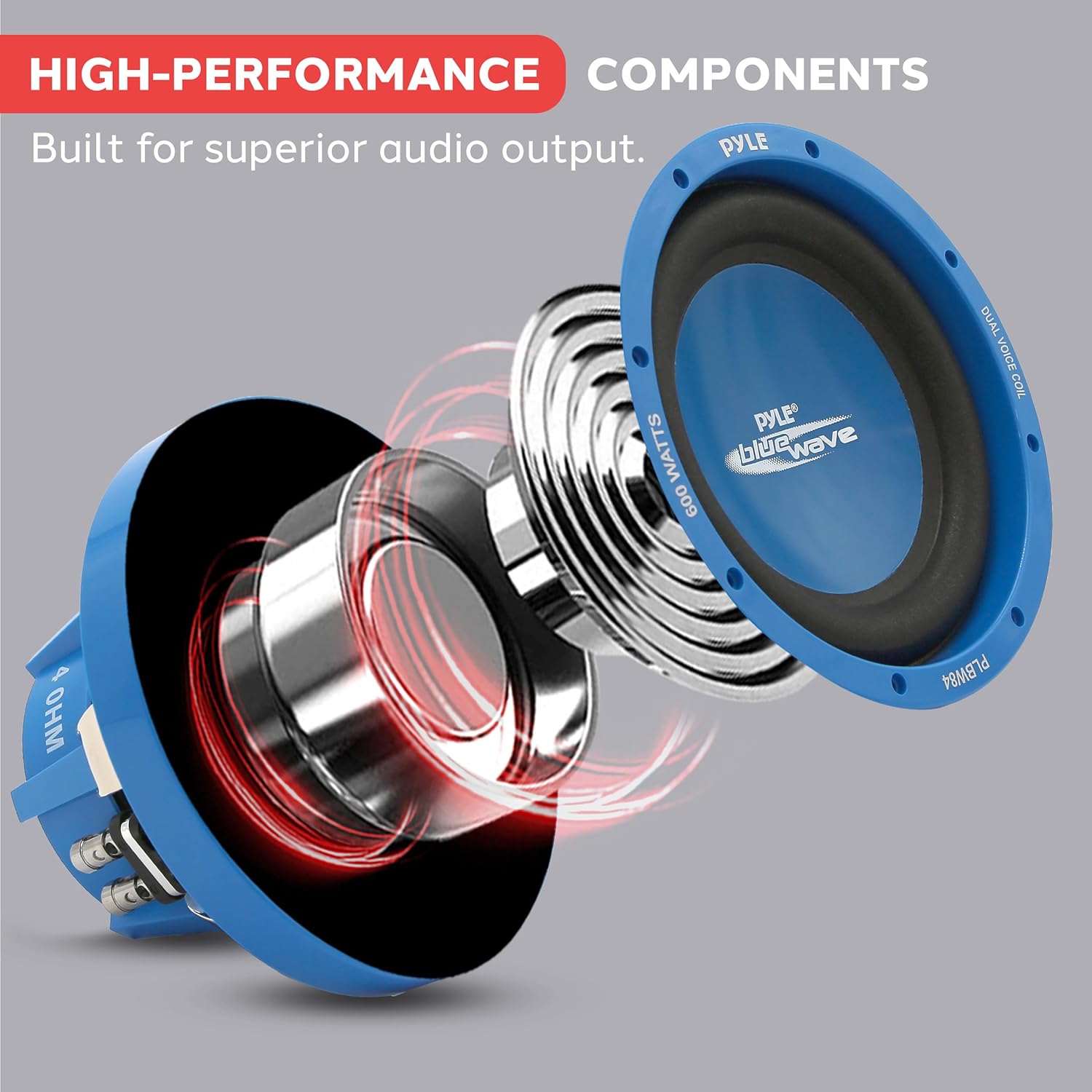 PYLE BLUE WAVE 8"SUBWOOFER
