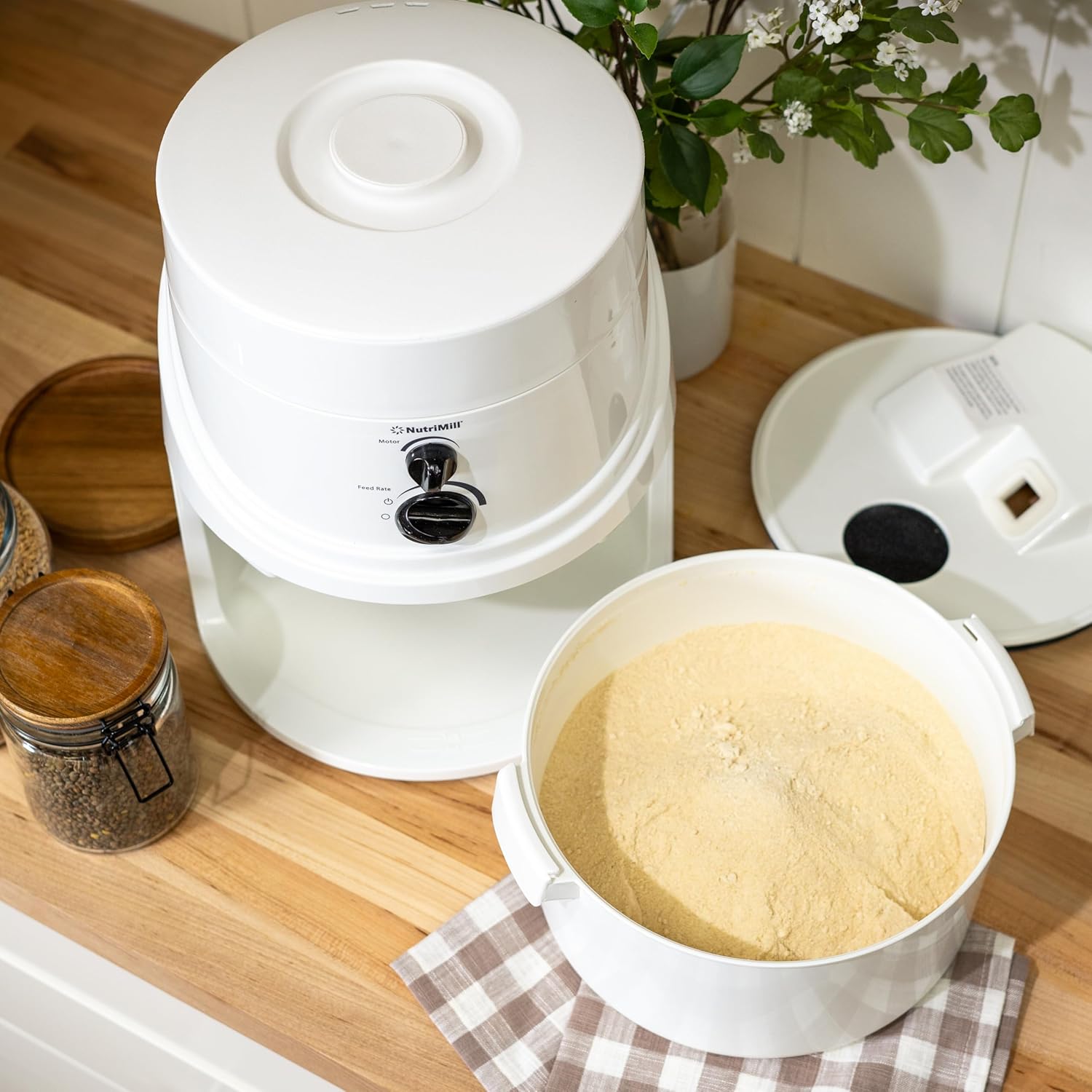 NutriMill Classic High Speed Grain Mill, 1200 Watt, 5 Cups Per Minute