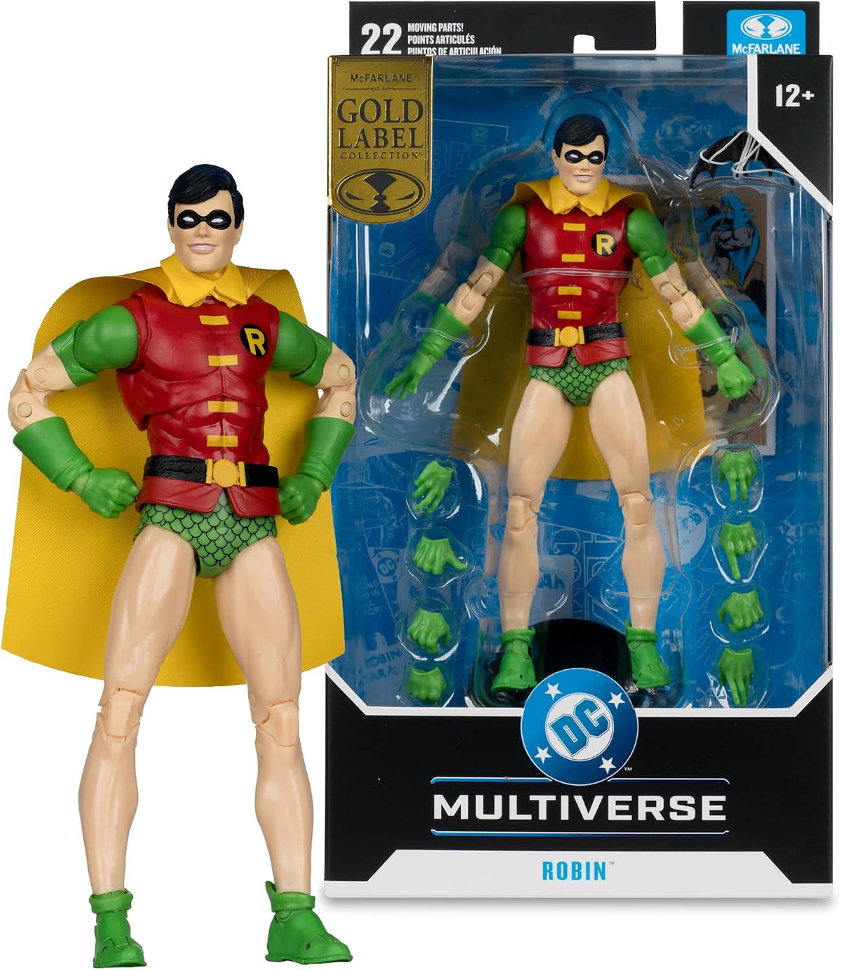 DC Multiverse Silver Age 7 Inch Action Figure Exclusive - Robin Gold Label