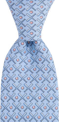 vineyard vines Boys Baseball Bats Printed Tie - Jake Blue - Size: 49
