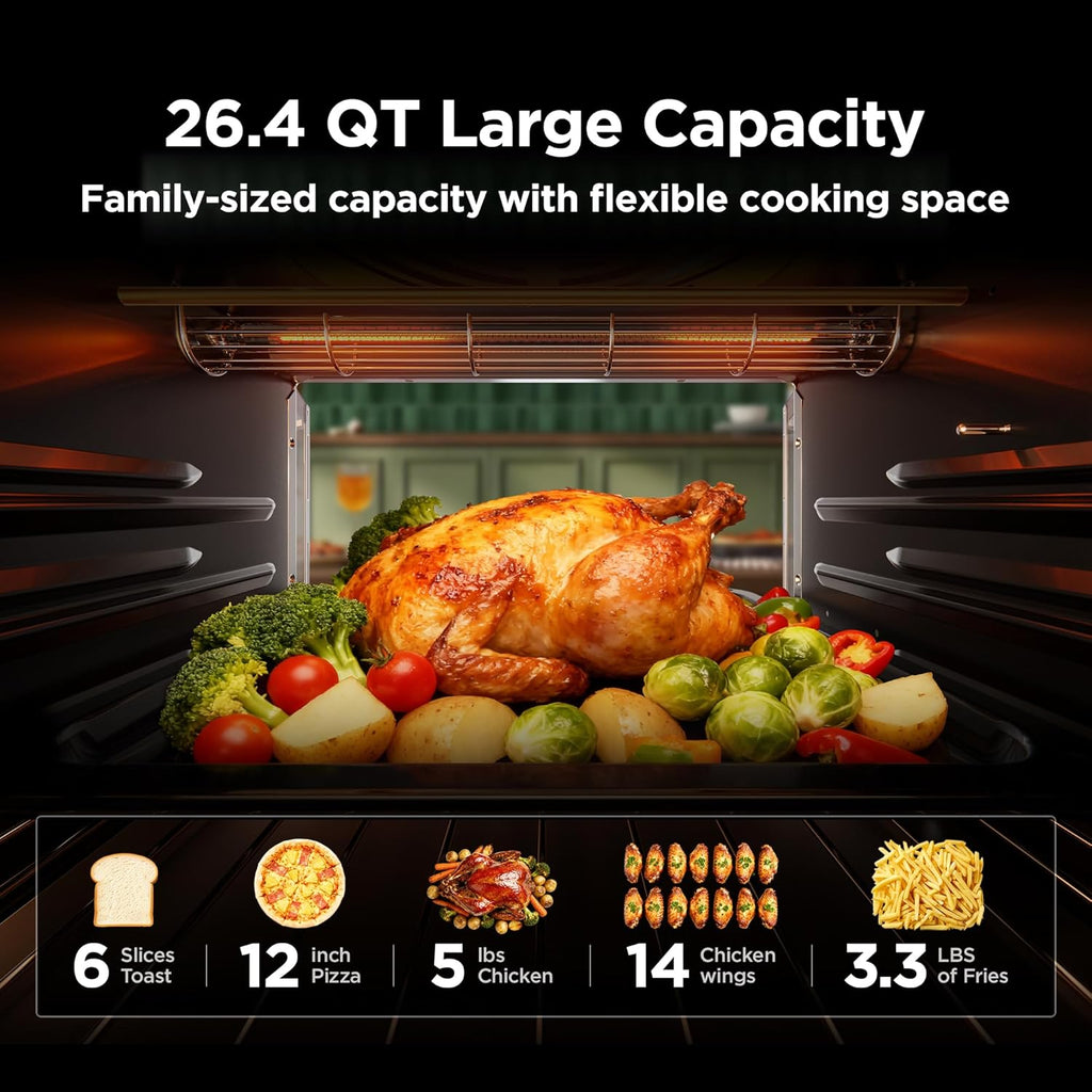 Midea Flexify Pro French Door Air Fryer Toaster Oven - 26.4 QT