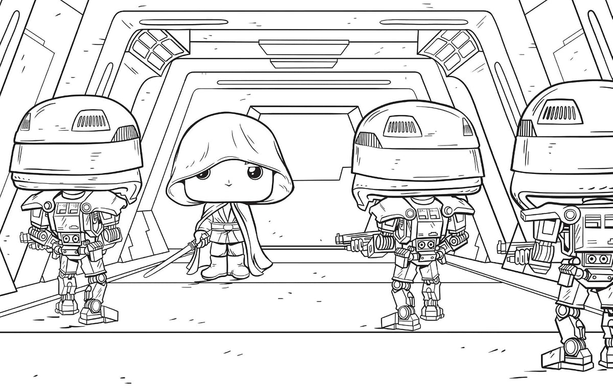 Star Wars: The Mandalorian: The Official Funko POP! Coloring Book