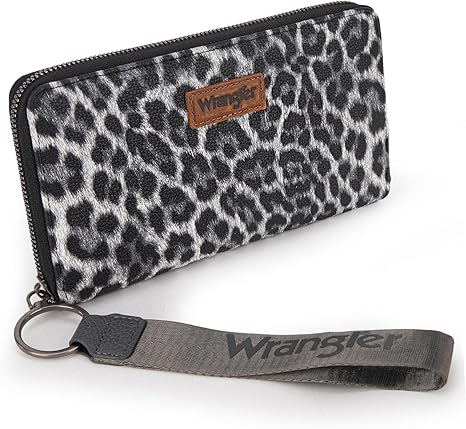 Wrangler Womens Wallet Wristlet Long Purse Designer Clutch Large Capacity Credit Card Holder for Women