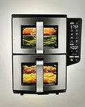 Gourmia - 11-QT Dual Basket Air Fryer with Smart Finish, Sync Cook, & 4-Layer Cooking