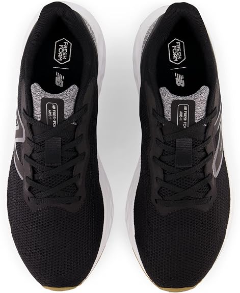 NEW BALANCE Men's Fresh Foam Arishi v4 - Black/Silver Metallic - 12W (2E)