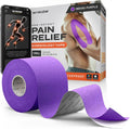 Kinesiology Tape-Incredible Support for Athletic Sports and Recovery | Uncut | 2 inch 16.4 feet Roll | Indigo Purple | 1pk