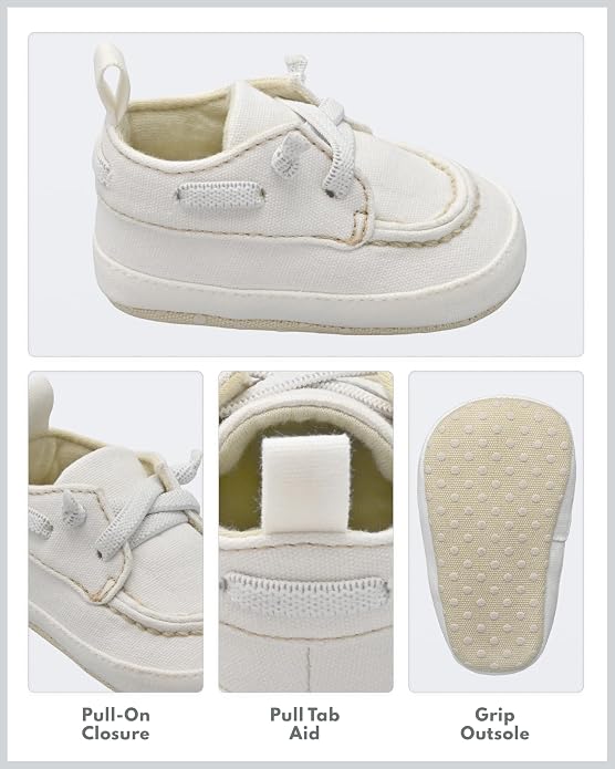 Carter's Baby & Infant Loafers for Boys - Ivory - Size 6-9 Months