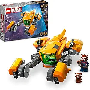 LEGO Marvel Baby Rocket’s Ship 76254 from Guardians of the Galaxy 3 Featuring Rocket Raccoon Minifigures, Collectible Super Hero Buildable Spaceship Toy Gift for Kids Ages 8 and up(New Open Box)