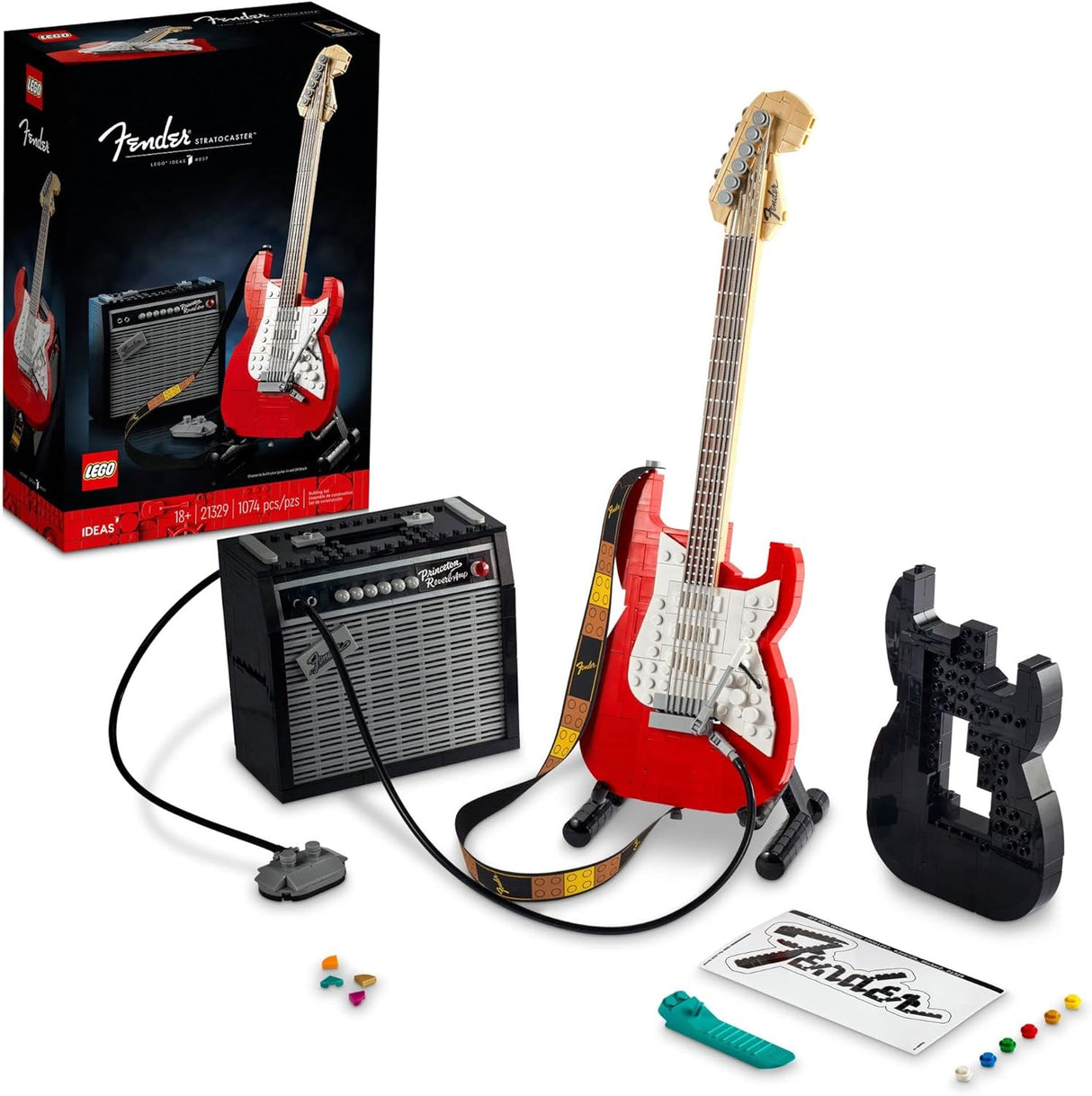 LEGO Ideas Fender Stratocaster Guitar   NEW