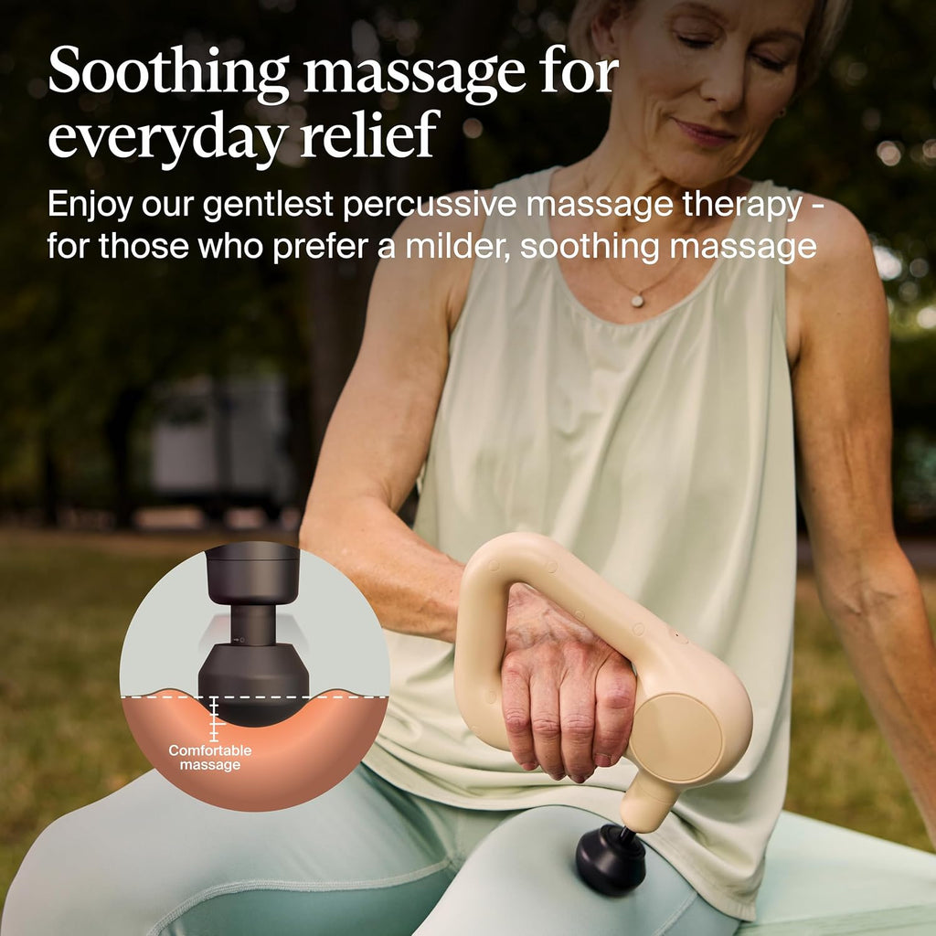 TheraGun Relief by Therabody - Easy-to-Use, Comfortable & Light Handheld Percussion Massage Gun
