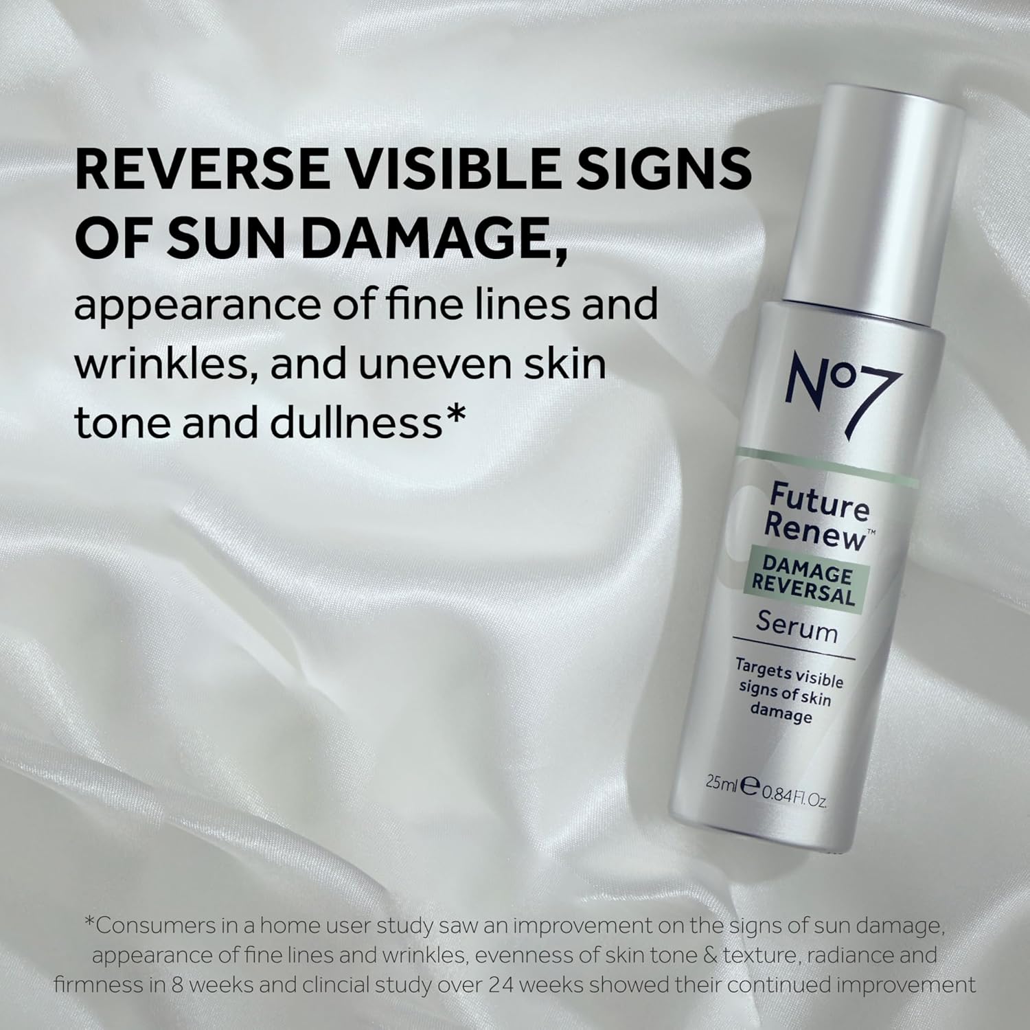 No7 Future Renew Damage Reversal Anti Aging Serum for Face 0.84 Fl