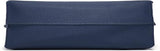 Dreubea Women's Soft Faux Leather Tote Shoulder Bag from, Big Capacity Tassel Handbag - Dark Blue