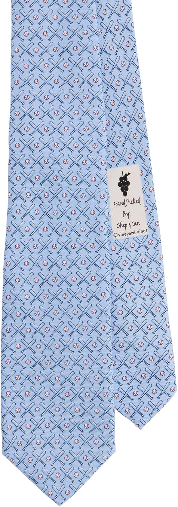 vineyard vines Boys Baseball Bats Printed Tie - Jake Blue - Size: 49