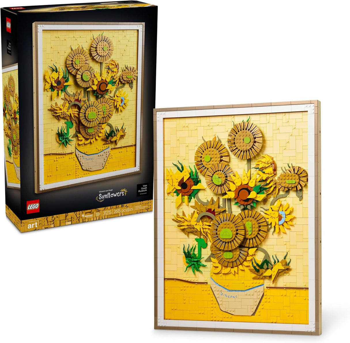 LEGO Art Vincent Van Gogh – Sunflowers Building Set for Adults