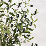 Best Choice Products - Artificial Olive Tree, Lifelike Faux Tree w/ White Pot, Decorative Olives - 8ft