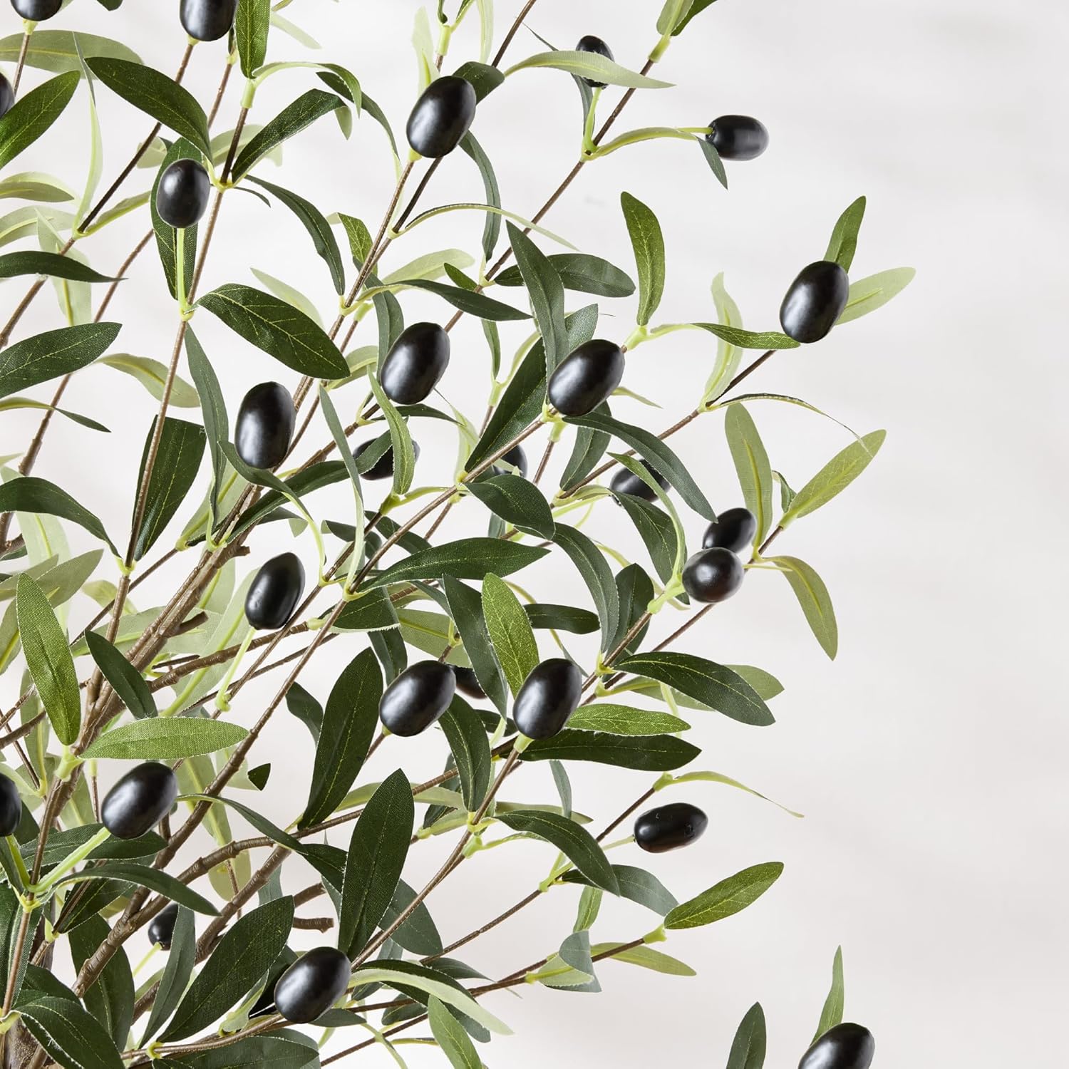 Best Choice Products - Artificial Olive Tree, Lifelike Faux Tree w/ White Pot, Decorative Olives - 8ft