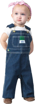Liberty Infant Denim Bib Overall - Denim - Size 18 Months