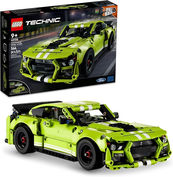 LEGO Technic Ford Mustang Shelby GT500 AR Race Car Toy 42138