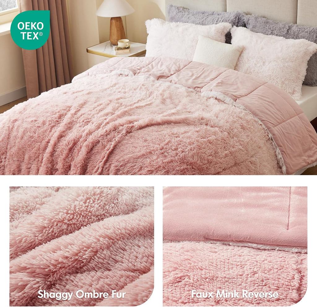 Intelligent Design Brielle Comforter Set (3 Piece) - Blush - King/Cal King