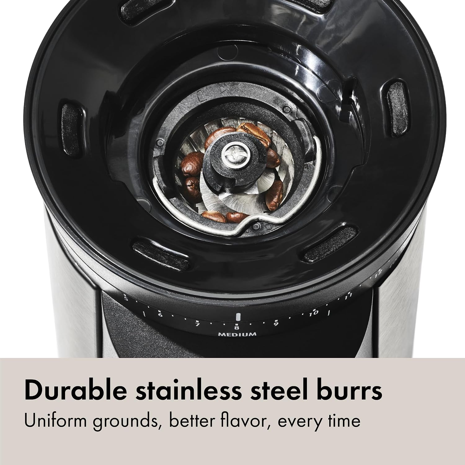 OXO Brew Conical Burr Electric Coffee Bean Grinder - 12 Oz - Silver