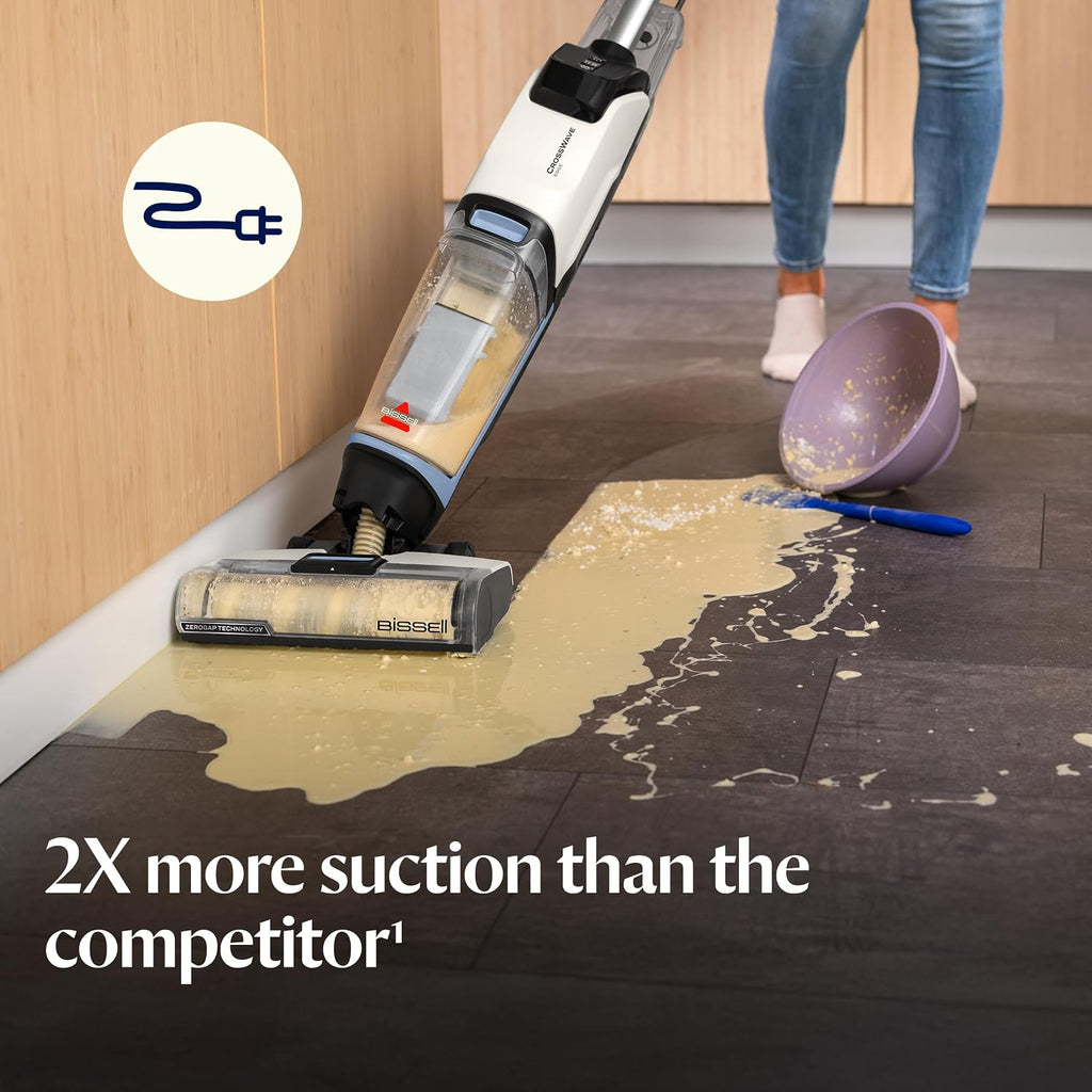 Bissell CrossWave Edge Zero-Gap Wet Dry Vacuum Mop, 4111A