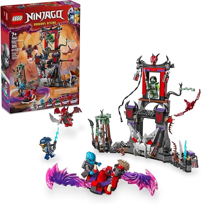 LEGO NINJAGO Dragonian Storm Village Toy Building Set
